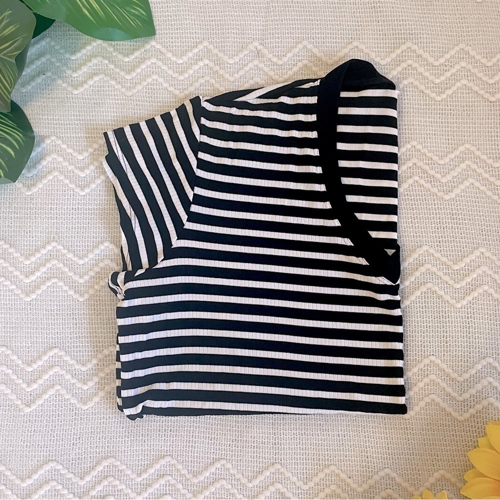 Chicos Design | Womens V-Neck Striped Tee